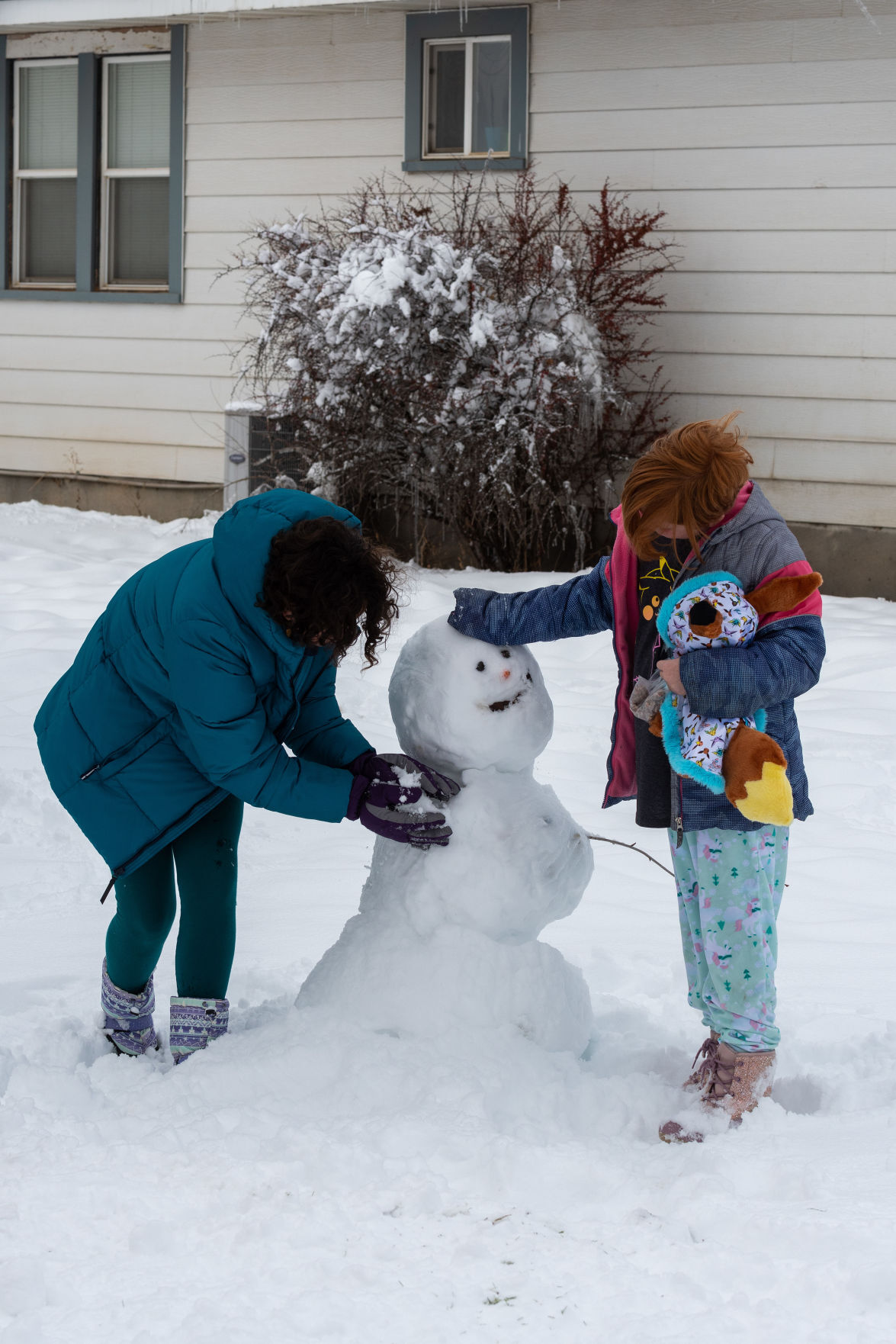 Building a snowman
